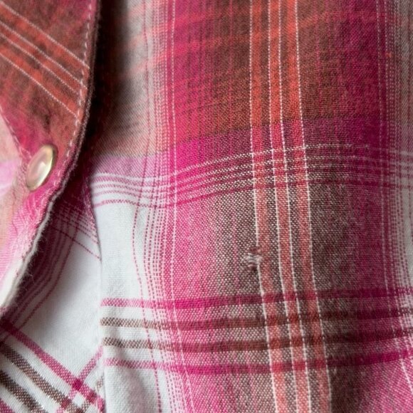 Panhandle Slim Embroidered Rhinestones Plaid Western Shirt - Picture 14 of 14